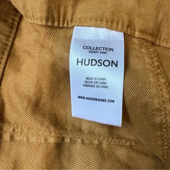 HUDSON (Anthropologie) Tie Waist Wide Leg Trouser in Desert Sand, Sz 32 - Picture 13 of 14